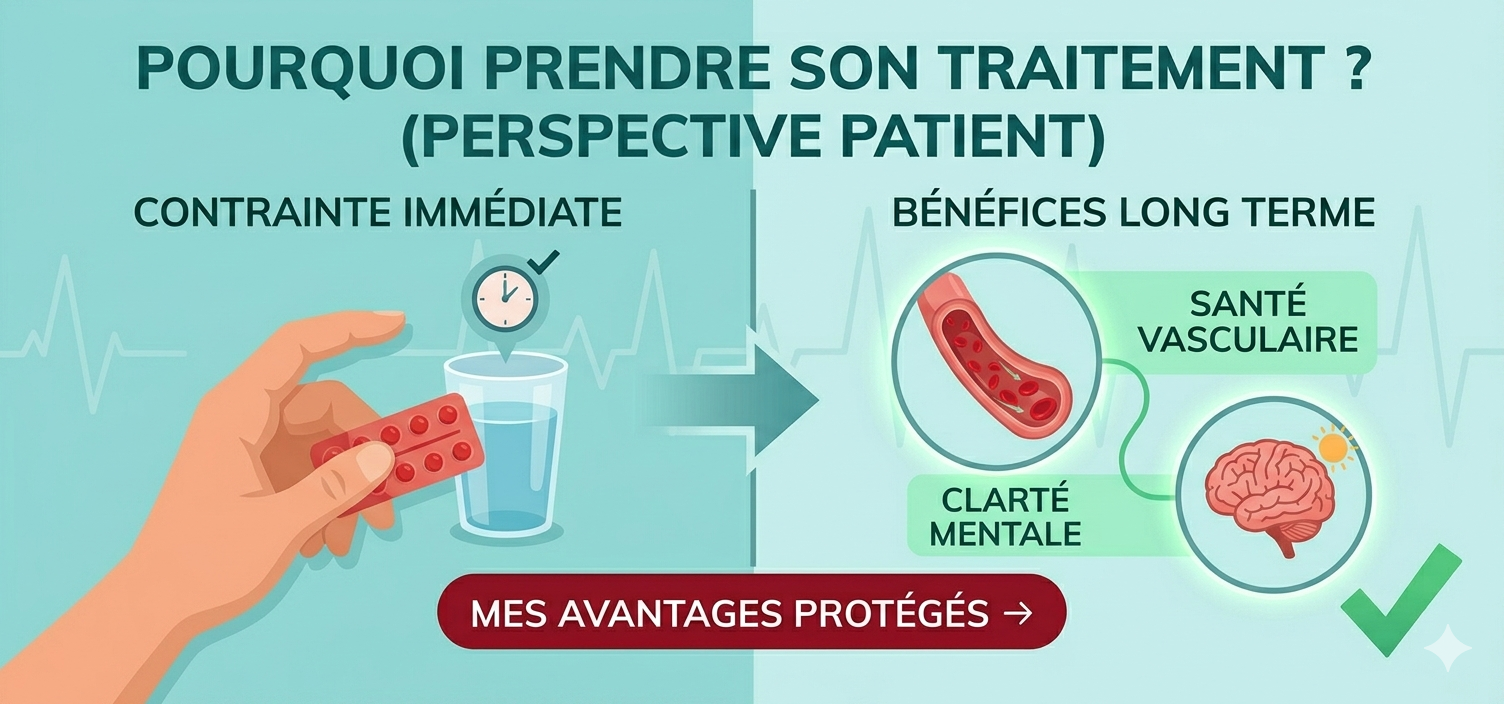 Guide observance patient