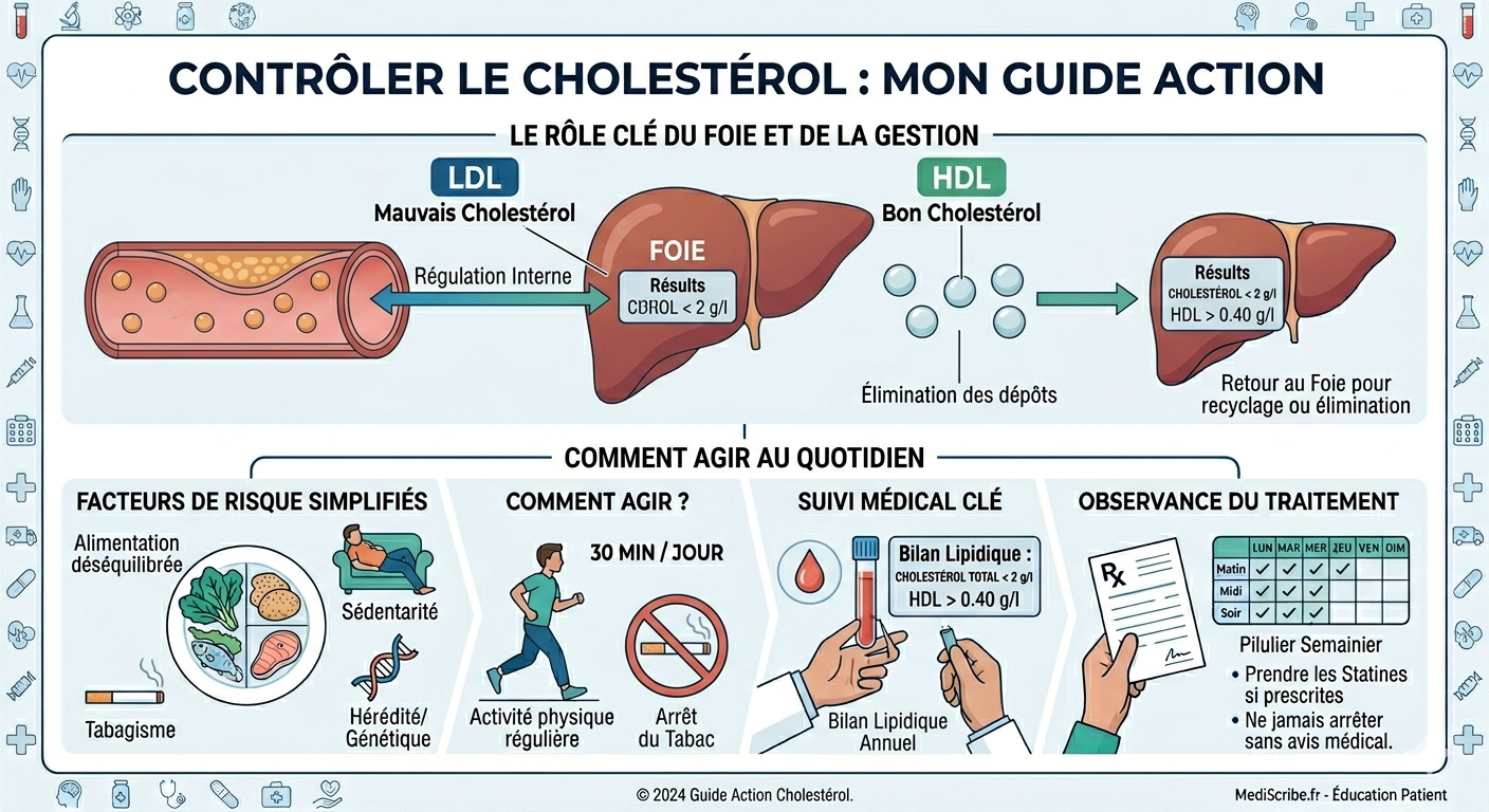 Le cholestérol peut avoir un impact dramatique sur votre vie. Réaliser des prises de sang annuelles peut vous éviter des AVC et autres problèmes de santé. Comment contrôler son cholestérol ?